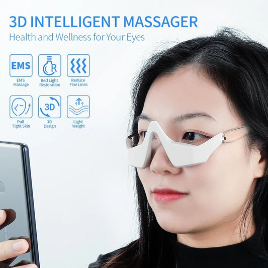 Eye Massager with Red Light Therapy