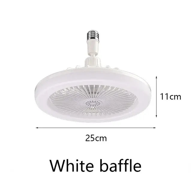 Remote-Controlled Ceiling Lamp with Cooling Fan