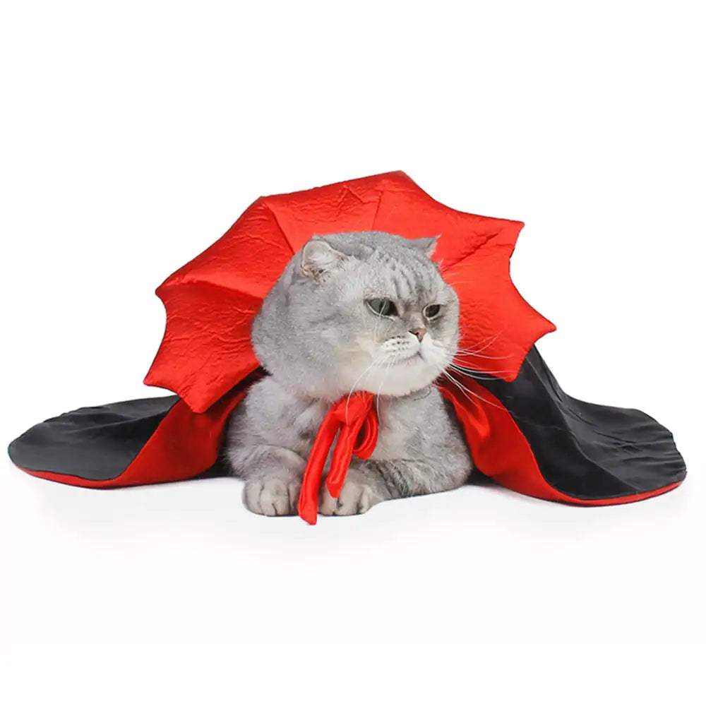 Vampire Charm: Spooky Pet Cloak Costume