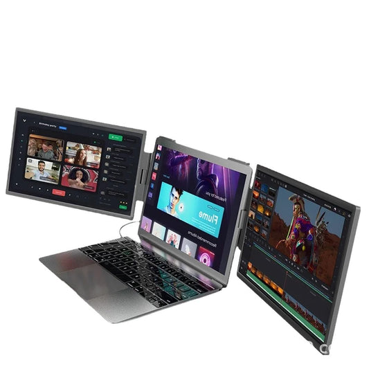 Dual-Screen 14-Inch Portable Monitor