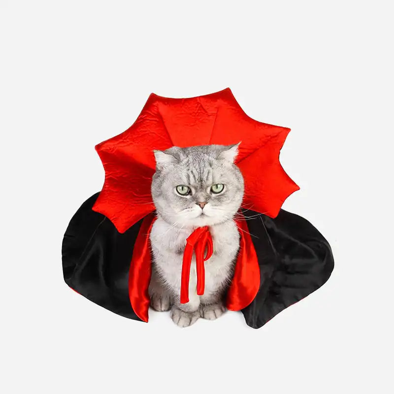 Vampire Charm: Spooky Pet Cloak Costume