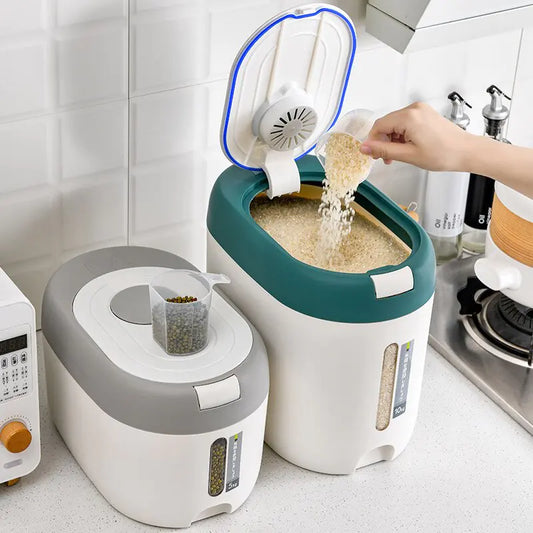 Automatic Rice Bin for Kitchen