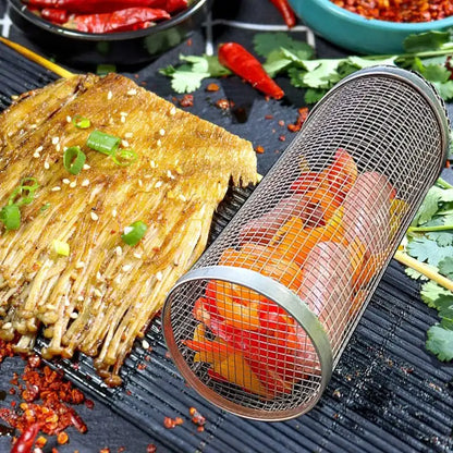 Cylindrical Grill Basket