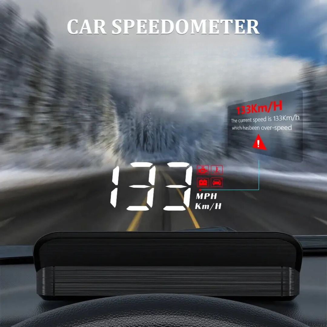 Car Digital Speedometer with Windshield Display