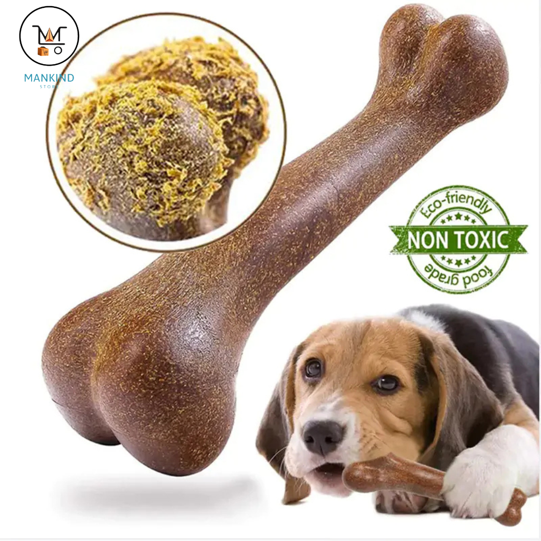 Durable Chew Delight: Tough Bone for Happy Pups!