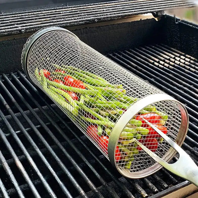 Cylindrical Grill Basket