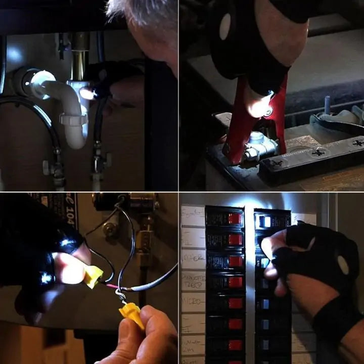 LED Flashlight Gloves