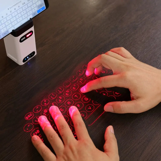 Bluetooth Wireless Projection of Virtual Laser Keyboard